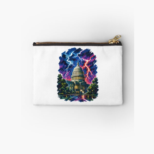 Item preview, Washington DC: Capitol Thunder in Neon Rain designed and sold by Fenay Designs.