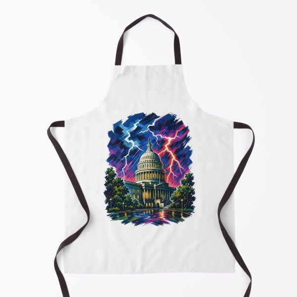 Item preview, Washington DC: Capitol Thunder in Neon Rain designed and sold by Fenay Designs.