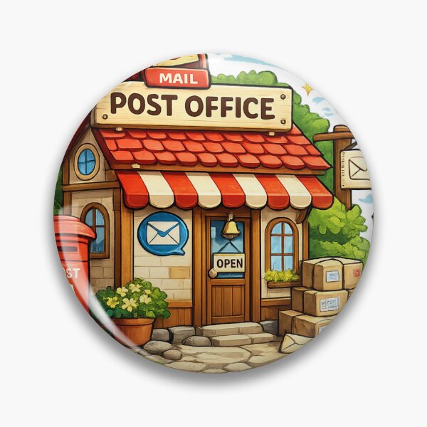 Item preview, Post office sticker designed and sold by Raj Studio.