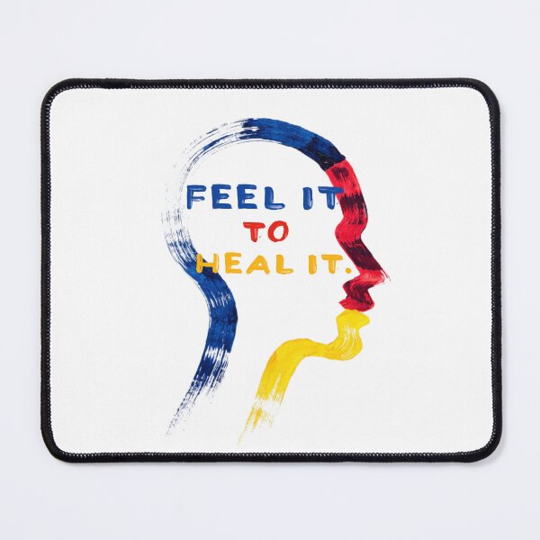 Item preview, Simple painting gouache Feel it to heal it therapy ACT designed and sold by Anbe_design.