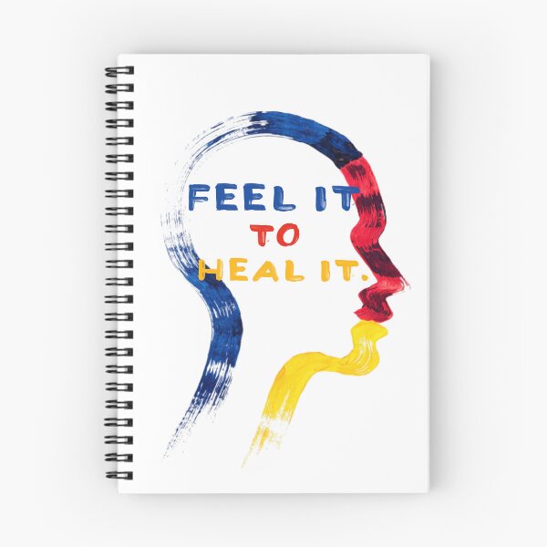 Item preview, Simple painting gouache Feel it to heal it therapy ACT designed and sold by Anbe_design.