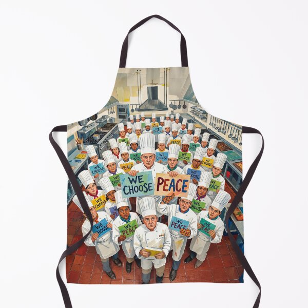 Artikelvorschau, Chefs Choose Peace entworfen und verkauft von Home Decor Art.