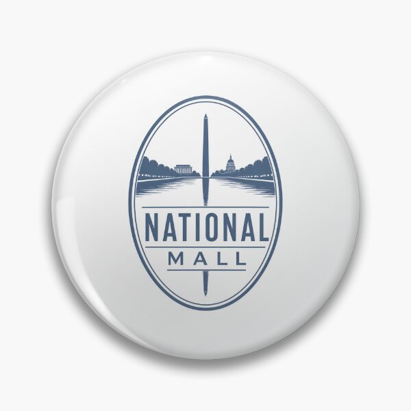 Item preview, Washington DC: National Mall Blue Oval Emblem designed and sold by Fenay Designs.