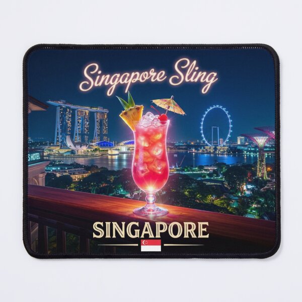Item preview, SINGAPORE SLING ~ THE CLASSIC TROPICAL COCKTAIL  designed and sold by globetrottergfx.