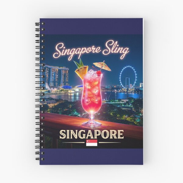 Item preview, SINGAPORE SLING ~ THE CLASSIC TROPICAL COCKTAIL  designed and sold by globetrottergfx.
