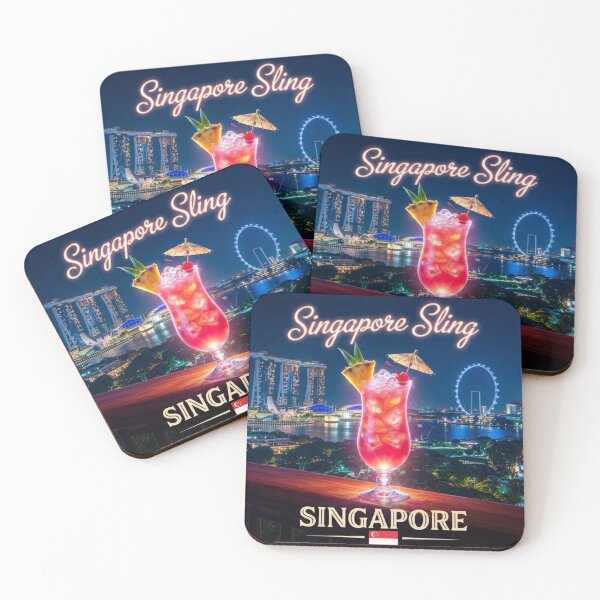 Item preview, SINGAPORE SLING ~ THE CLASSIC TROPICAL COCKTAIL  designed and sold by globetrottergfx.