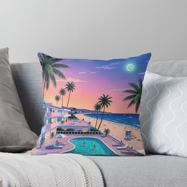 Item preview, Retro Beach Hotel Evening Vibes designed and sold by carlastormy.