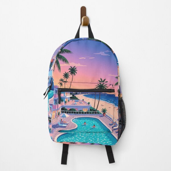Item preview, Retro Beach Hotel Evening Vibes designed and sold by carlastormy.