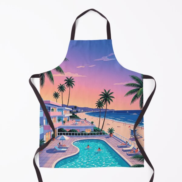 Item preview, Retro Beach Hotel Evening Vibes designed and sold by carlastormy.