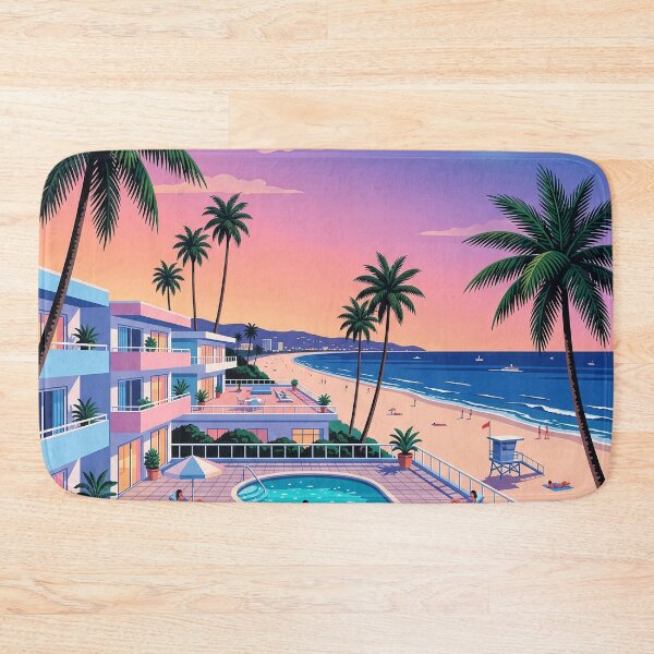 Item preview, Retro Beach Hotel Evening Vibes designed and sold by carlastormy.
