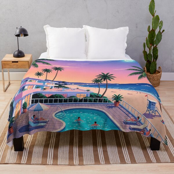 Item preview, Retro Beach Hotel Evening Vibes designed and sold by carlastormy.