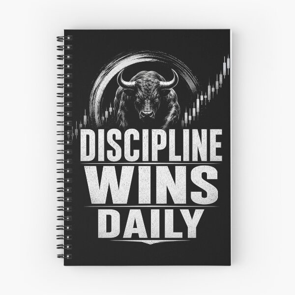 Item preview, Discipline Wins Daily Trading Motivation designed and sold by PipForgeStudio .