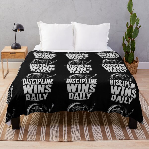 Item preview, Discipline Wins Daily Trading Motivation designed and sold by PipForgeStudio .