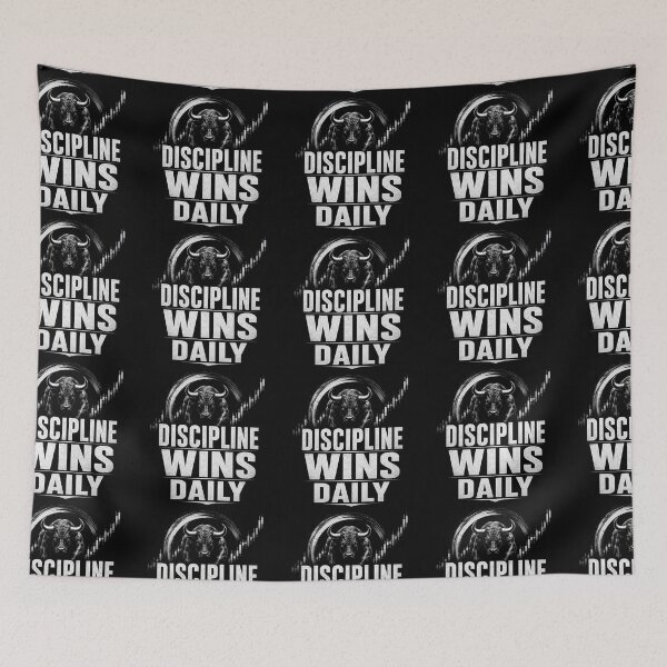 Item preview, Discipline Wins Daily Trading Motivation designed and sold by PipForgeStudio .