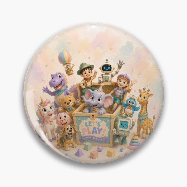Item preview, Let's Play Toy Box Kids Adventure designed and sold by Texture Studio.