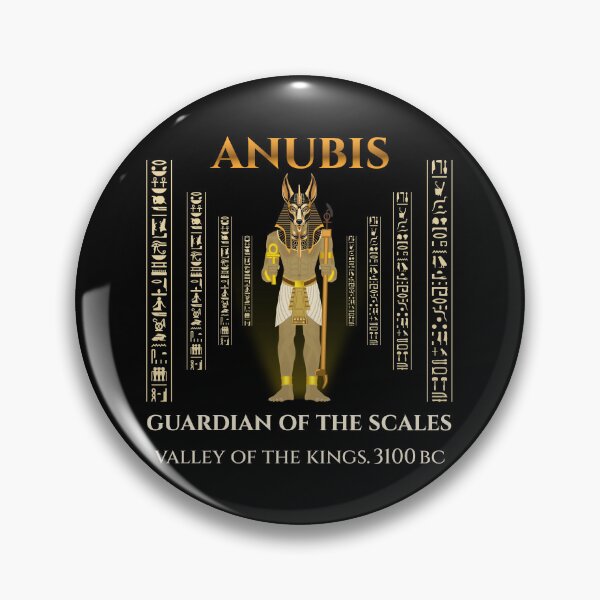 Item preview, Anubis Egyptian God · Guardian of the Scales · Valley of the Kings · Ancient Egypt · 3100 BC designed and sold by PharaohDArt.