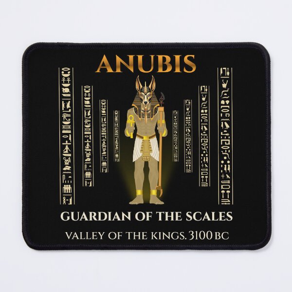 Item preview, Anubis Egyptian God · Guardian of the Scales · Valley of the Kings · Ancient Egypt · 3100 BC designed and sold by PharaohDArt.