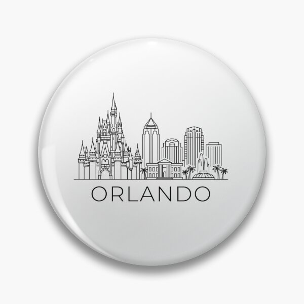Item preview, Orlando Skyline Minimalist Line Art – Florida Travel designed and sold by raedattia.