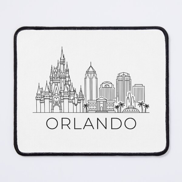 Item preview, Orlando Skyline Minimalist Line Art – Florida Travel designed and sold by raedattia.