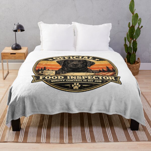 Item preview, Official Food Inspector | Funny Labrador Retriever Dog T-Shirt designed and sold by Goodthingstree.