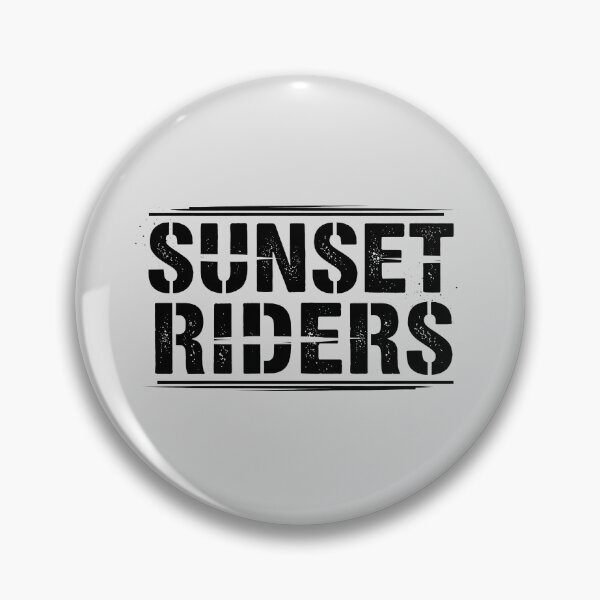 Item preview, Sunset Riders Stencil Industrial Motorcycle Streetwear designed and sold by DigitalArtx-com.