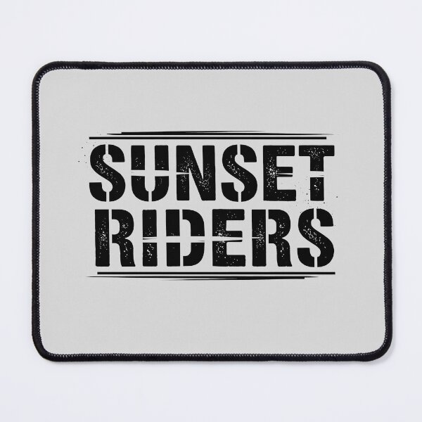 Item preview, Sunset Riders Stencil Industrial Motorcycle Streetwear designed and sold by DigitalArtx-com.