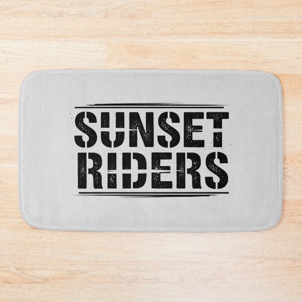 Item preview, Sunset Riders Stencil Industrial Motorcycle Streetwear designed and sold by DigitalArtx-com.