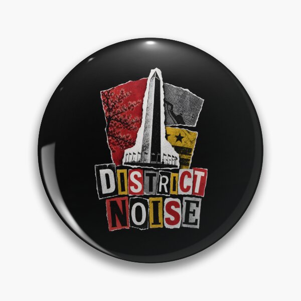 Item preview, Washington DC: District Noise Torn Collage designed and sold by Fenay Designs.