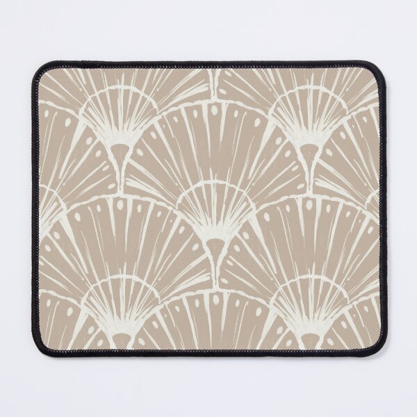 Item preview, Abstract seashell on beige background pattern designed and sold by Aleksse.