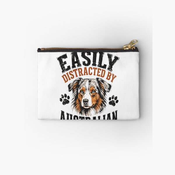 Item preview, Easily Distracted By Australian Shepherd Dog Owner Lover designed and sold by HumansStuck12.