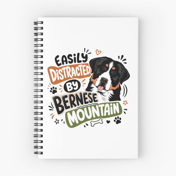 Item preview, Easily Distracted By Bernese Mountain Dog Owner Pet Parent designed and sold by HumansStuck12.