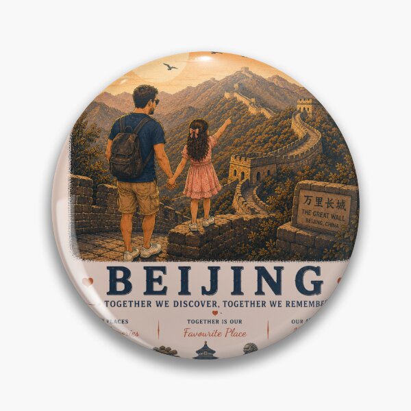 Item preview, Beijing Father Daughter Duo Together We Discover Together We Remember designed and sold by BagFactoryUK.