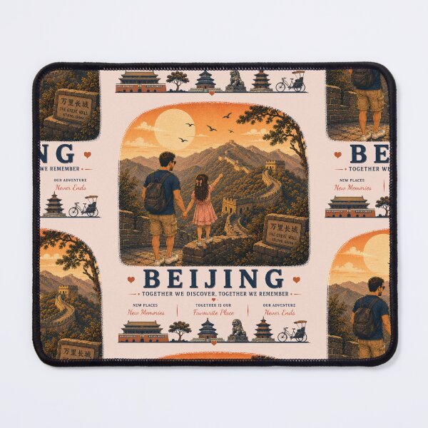 Item preview, Beijing Father Daughter Duo Together We Discover Together We Remember designed and sold by BagFactoryUK.