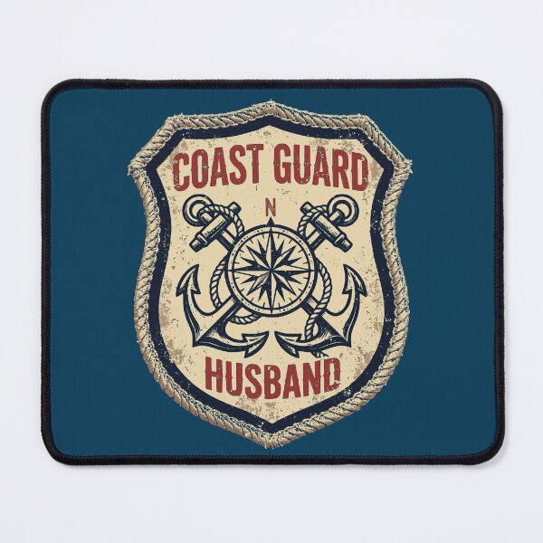 Item preview, Coast Guard Husband Vintage Maritime Gift | Proud Military Spouse Design designed and sold by Coasties.