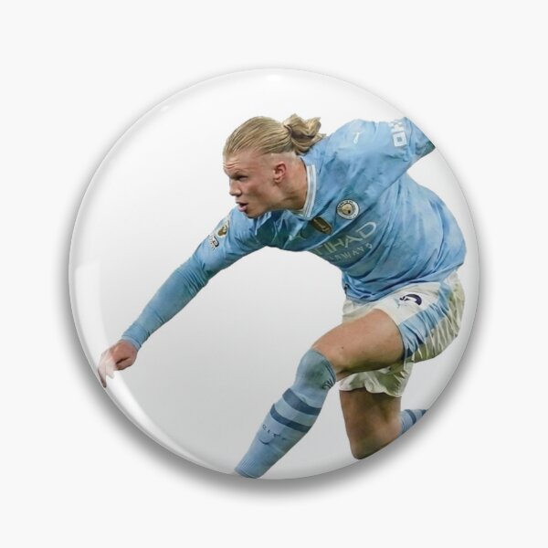 Item preview, Erling Haaland Flying Volley Kick Silhouette Art designed and sold by Hilmanku.