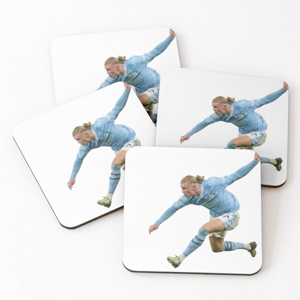Item preview, Erling Haaland Flying Volley Kick Silhouette Art designed and sold by Hilmanku.