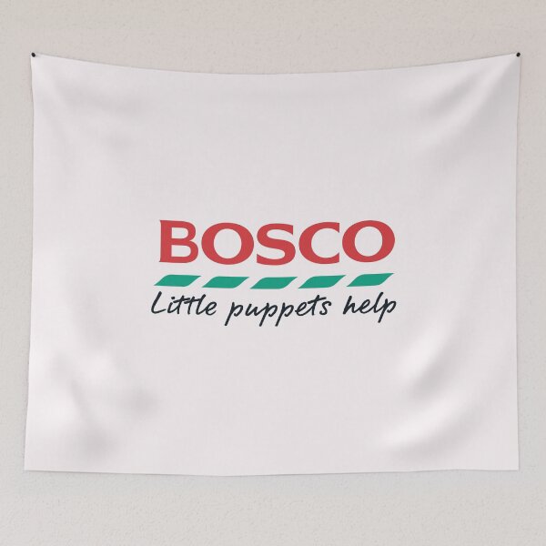 Item preview, Bosco Little Puppets Help Irish Nostalgia Retro 80s Design designed and sold by unrealindeed.