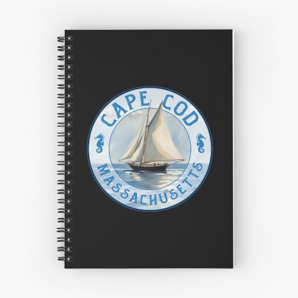 Item preview, Cape Cod Massachusetts Vintage Sailboat Design designed and sold by Futurebeachbum.