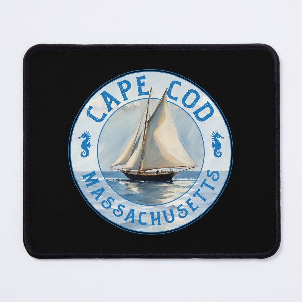 Item preview, Cape Cod Massachusetts Vintage Sailboat Design designed and sold by Futurebeachbum.
