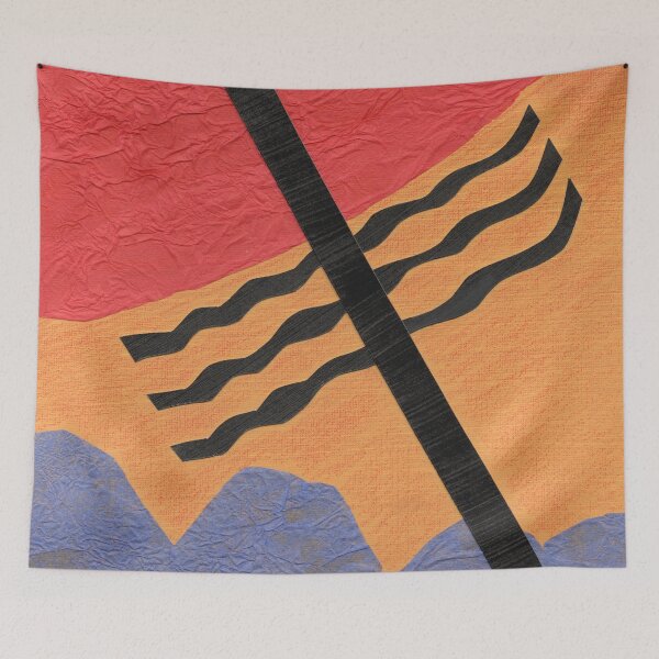 Item preview, Abstract Geometric Collage designed and sold by Kristy Carpenter.