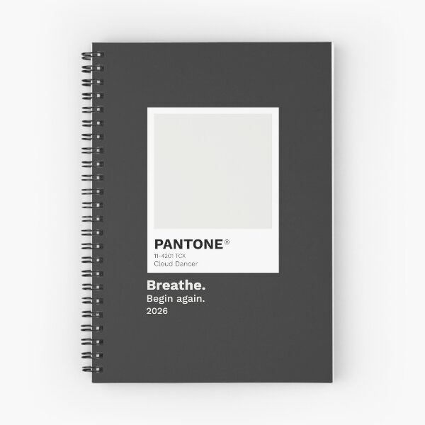 Item preview, Pantone Cloud Dancer 2026 Breathe Design designed and sold by REHAB ART CO.