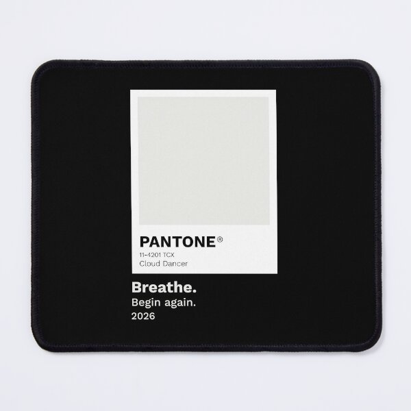 Item preview, Pantone Cloud Dancer 2026 Breathe Design designed and sold by REHAB ART CO.