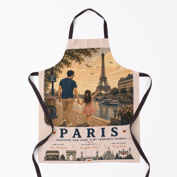 Item preview, Paris Father Daughter Duo Exploring Life Together designed and sold by BagFactoryUK.