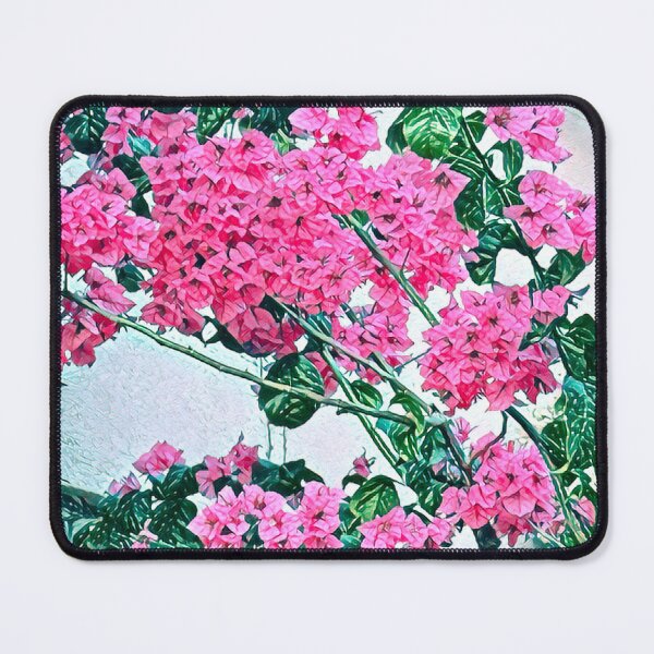 Item preview, Impressionist Bougainvillea Pink Flower Mediterranean Garden designed and sold by BalkanBloom.