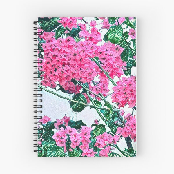 Item preview, Impressionist Bougainvillea Pink Flower Mediterranean Garden designed and sold by BalkanBloom.