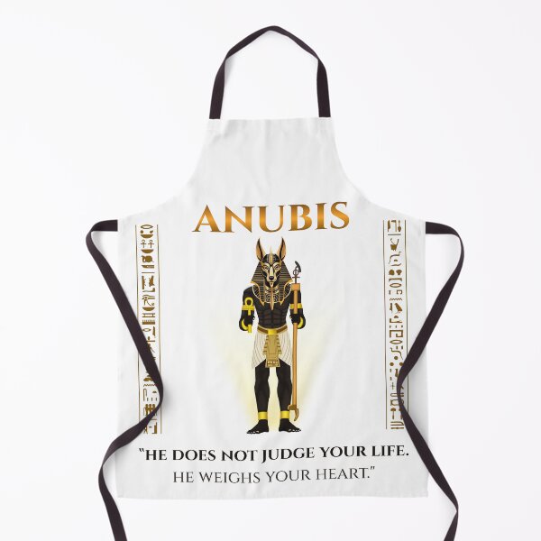 Item preview, Anubis · He Does Not Judge Your Life He Weighs Your Heart · Egyptian Wisdom Art · Ancient Egypt designed and sold by PharaohDArt.