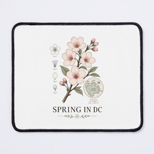 Item preview, Washington DC Spring: Tidal Basin Botanical Chart designed and sold by Fenay Designs.