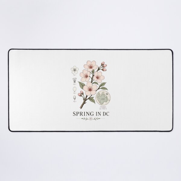 Item preview, Washington DC Spring: Tidal Basin Botanical Chart designed and sold by Fenay Designs.