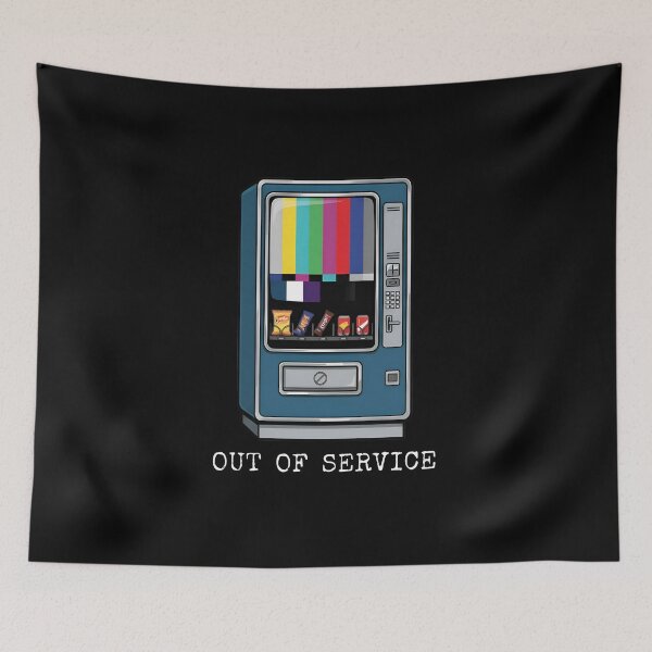 Item preview, OUT OF SERVICE - Retro Vending Machine TV Test Pattern designed and sold by Zazz Lee.