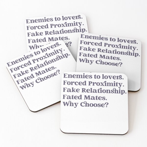 Item preview, Romance Book Tropes designed and sold by Swerdnic.